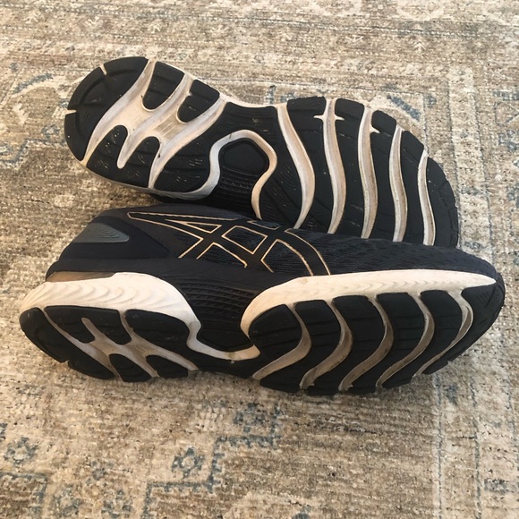 ASICS gel-nimbus 22 grey floss/pea coat women’s running shoes - Picture 5 of 9